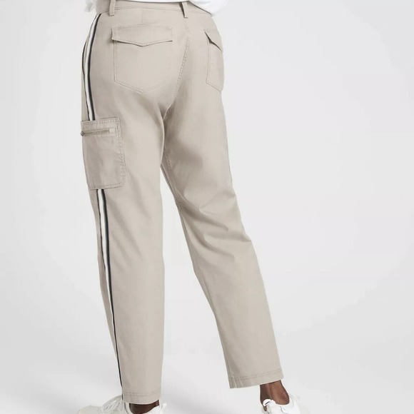 NWT Athleta Summit Cargo Pants Women's 2 Beige Utility UPF Relaxed Fit Carpenter - Picture 15 of 16